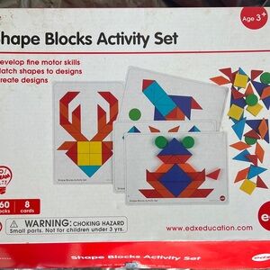 Shape Blocks Activity Set - Multicolor